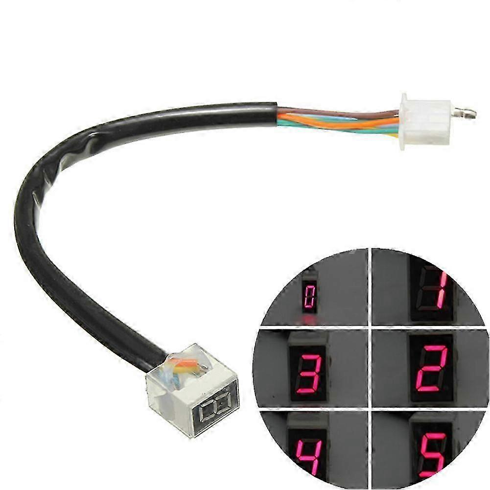 Universal LED Digital Gear Indicator Motorcycle Display Shift Lever Sensor Speed Gear Display Indicator Motorcycle AccessoriP20211224818