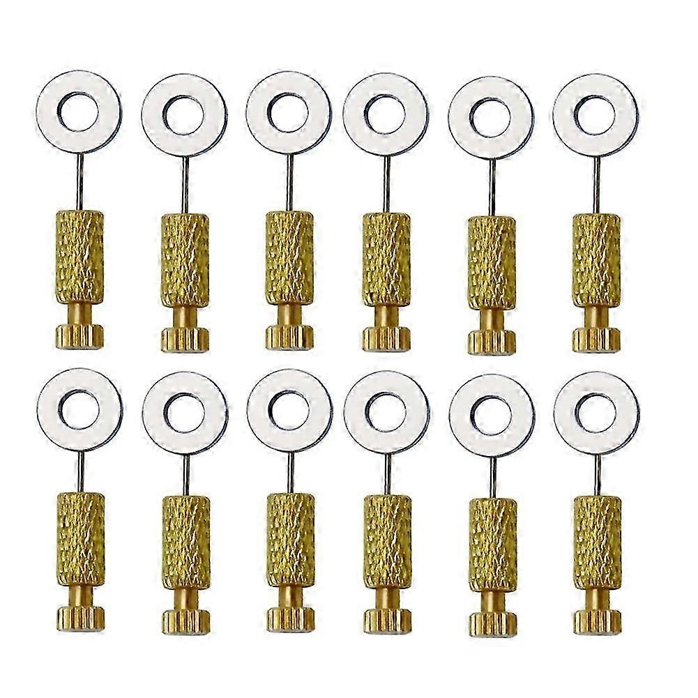 12Pcs DIY Tools Handmade Leather Goods Tools Suture Fixing Needle Leather Goods Fixed Needle Stitch