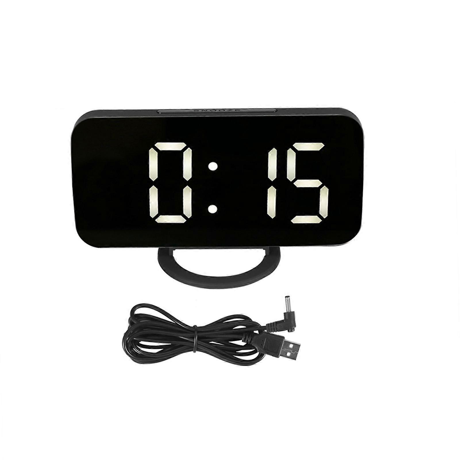 Multifunctional Digital Alarm Clock Snooze Timing Function Lightness Adjustable LED Clock