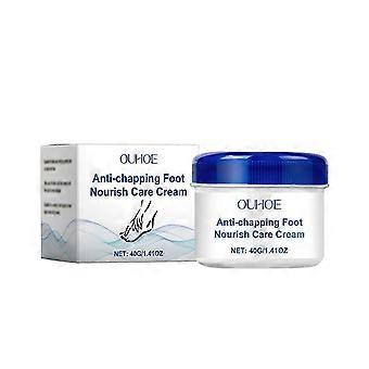 Crema nutritiva para el cuidado de los pies antigrietas. Hidrata, suaviza y alisa. Nutritiva, no pegajosa. Cuidado delicado de las grietas en los pies.
