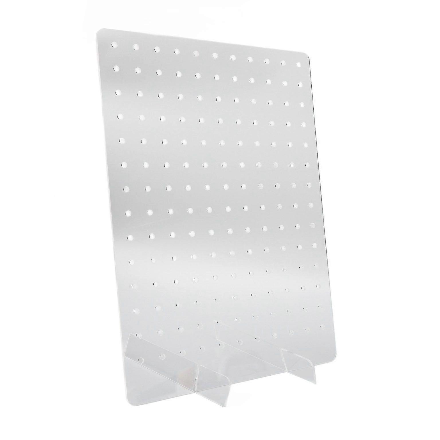 Adjustable Pegboard Display Stand for Crafts - Versatile Peg Rack for Organizing and Showcasing