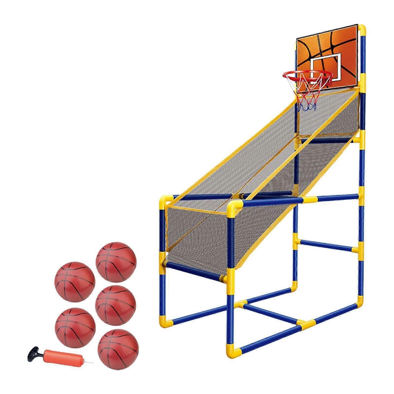 Arcade Basketbol Oyun Seti Çocuklar Kızlar ve Erkekler için Pompalı Çocuk Spor Oyuncak