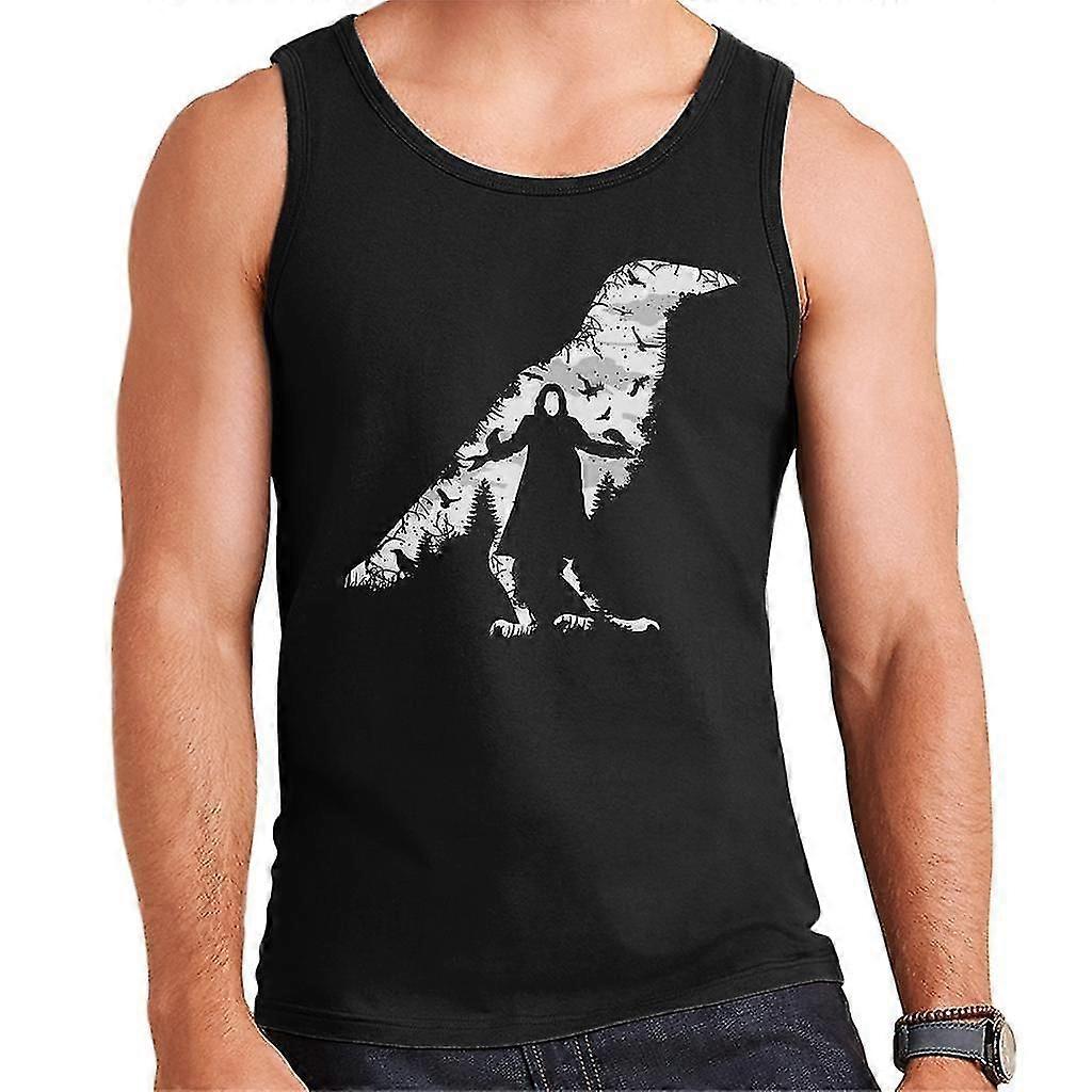 Chaleco Crow Night Sky Collage para hombre