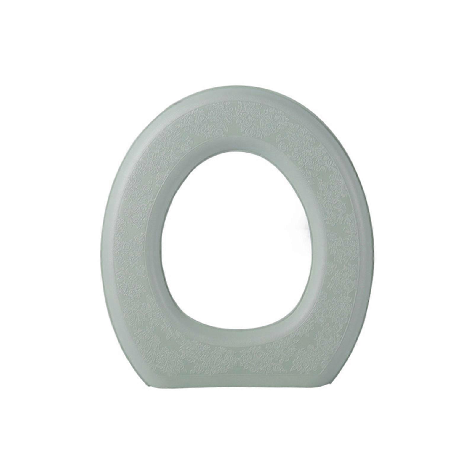 WC per cuscino del sedile WC per coprisedile WC impermeabile in EVA per tappetino del sedile Riutilizzabile Caldo Soft Pad Bagno Acc Matcha verde