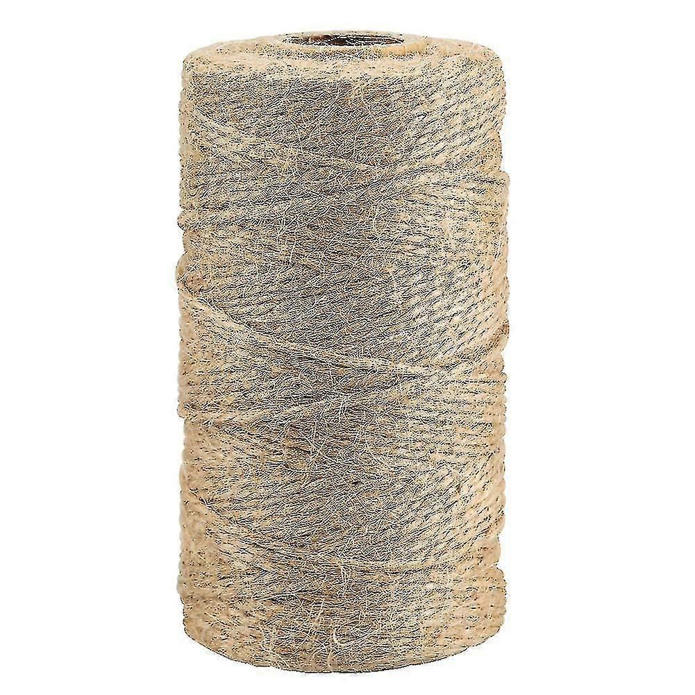100-200m Natural Jute Twine String 2 Ply Packing Bakers Twine Art And Crafts Linen String Handicrafts Cord