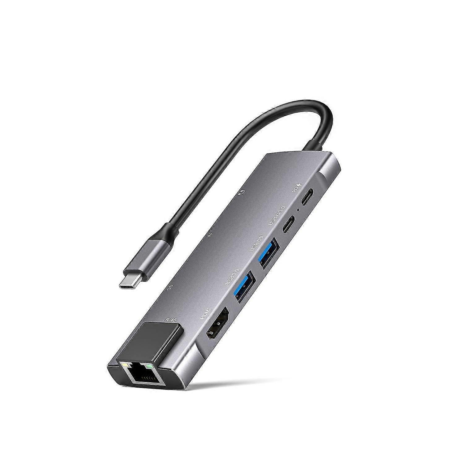 Expansion dock 9 in 1 Type-c to hdmi Gigabit network port PD fast charging 4k hub