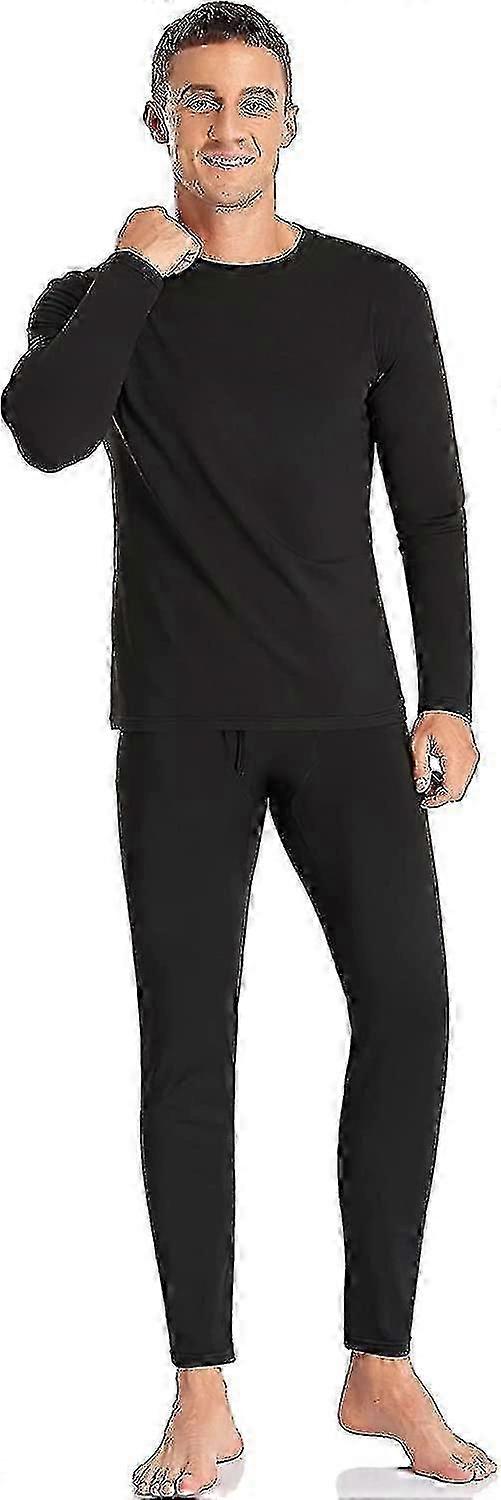 Men's Thermal Underwear Set Base Layer Long Sleeve Top Ultra Soft Long Johns