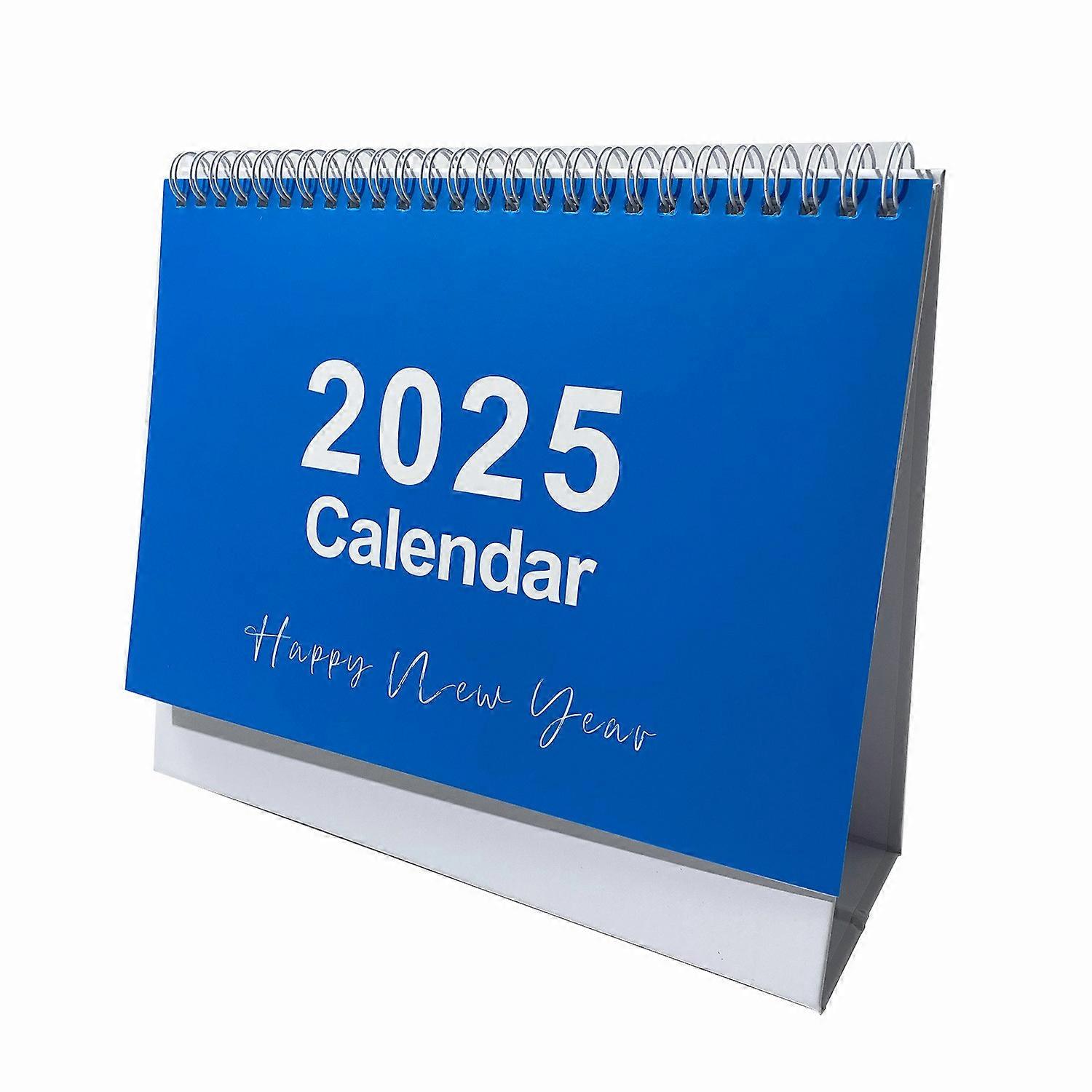 2025 English Desk Calendar And Desktop Schedule Note Calendar
