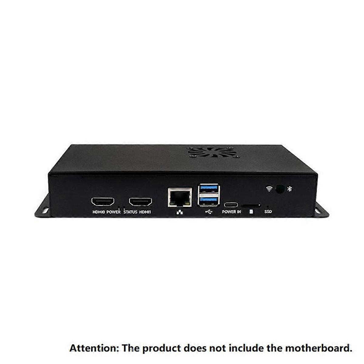 CM5 Metal Case for Compute Module 5 IO Board with Cooling Fan