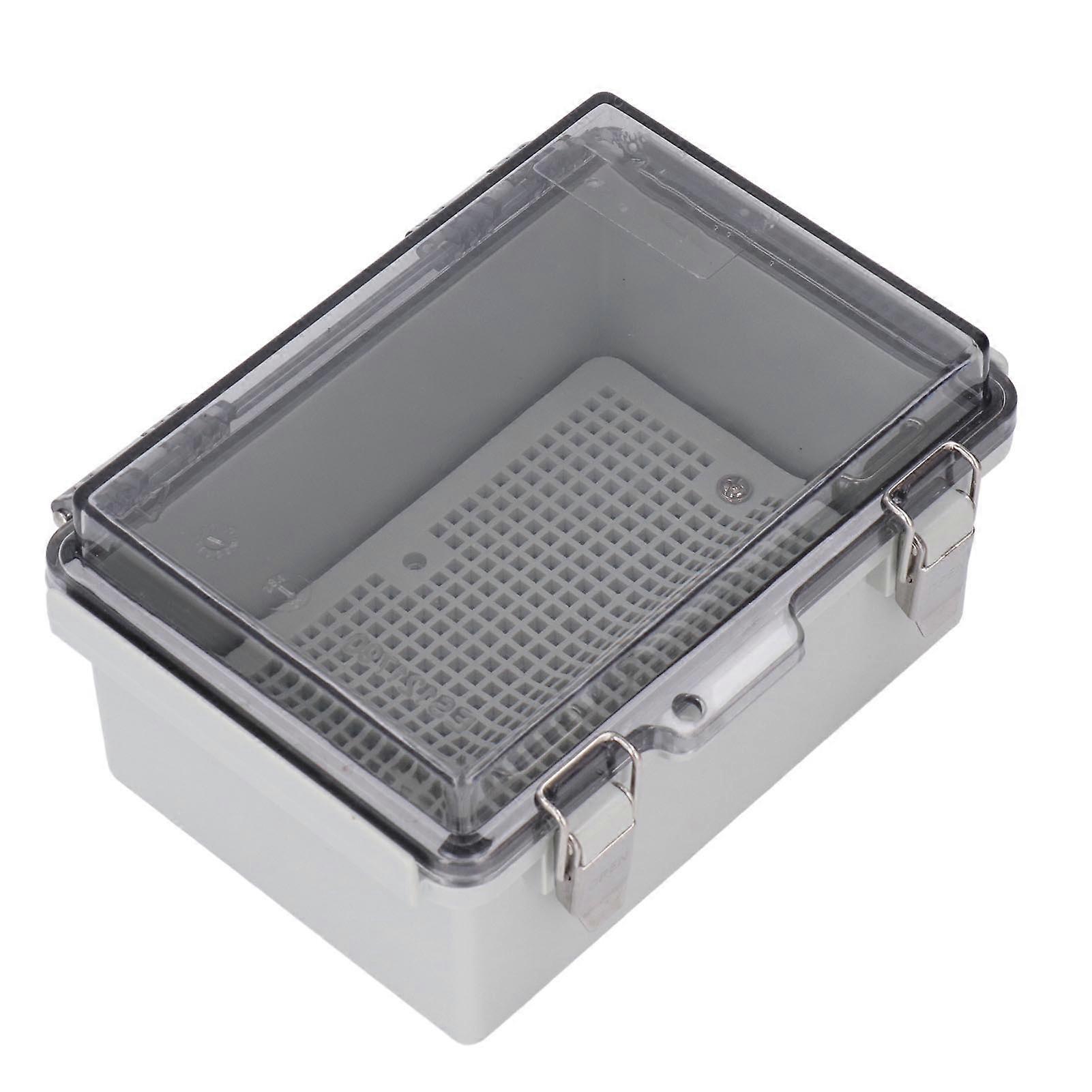 Electrical Junction Box Transparent Cover IP67 ABS Plastic Electrical Connection Box for Power Supply Satellite Supply 
