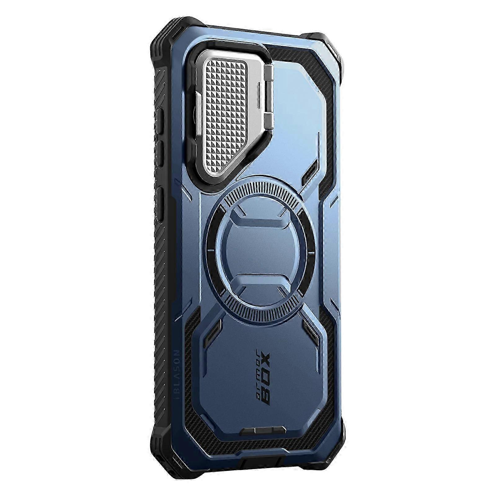 Integral Case compatible S25 Plus Shockproof MagSafe Compatible, Blue_Gift for G