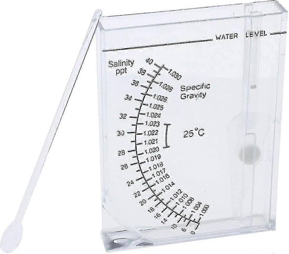 Professional Salinity & Specific Gravity Tester for Aquarium, Pond, Saltwater/Freshwater