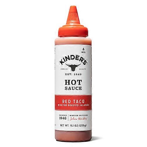 Kinder's Hot Sauce Red Taco with Fire Roasted Jalapeno
