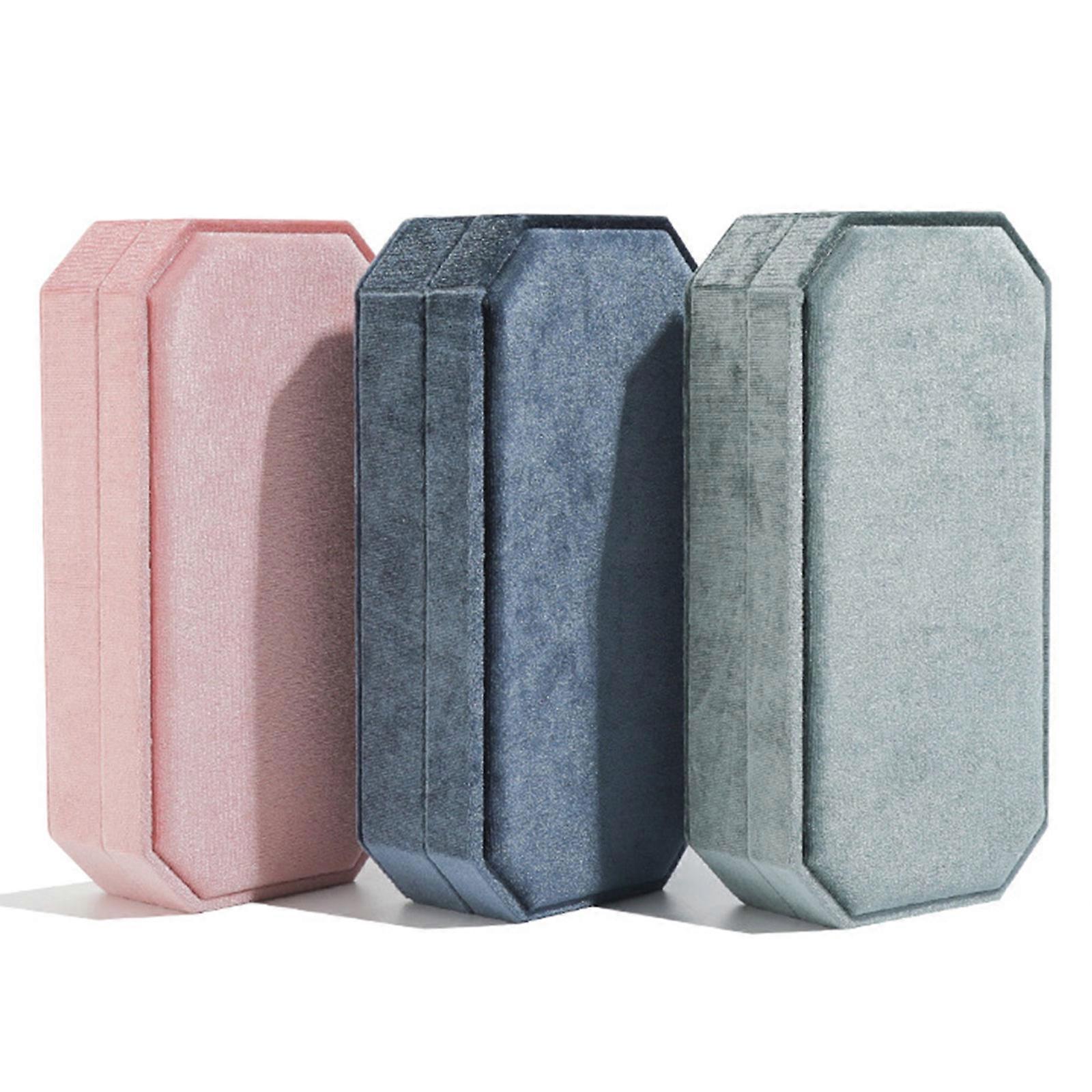 Stylish Jewelry Holder Box Storage Container For Rings And Earrings Keeps Your Accessories Safe And Organized  Pink