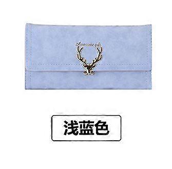 محفظة نسائية جلد ناعم محفظة السيدات فتحات بطاقات متعددة سعة كبيرة سحاب حقيبة مخلب Type4