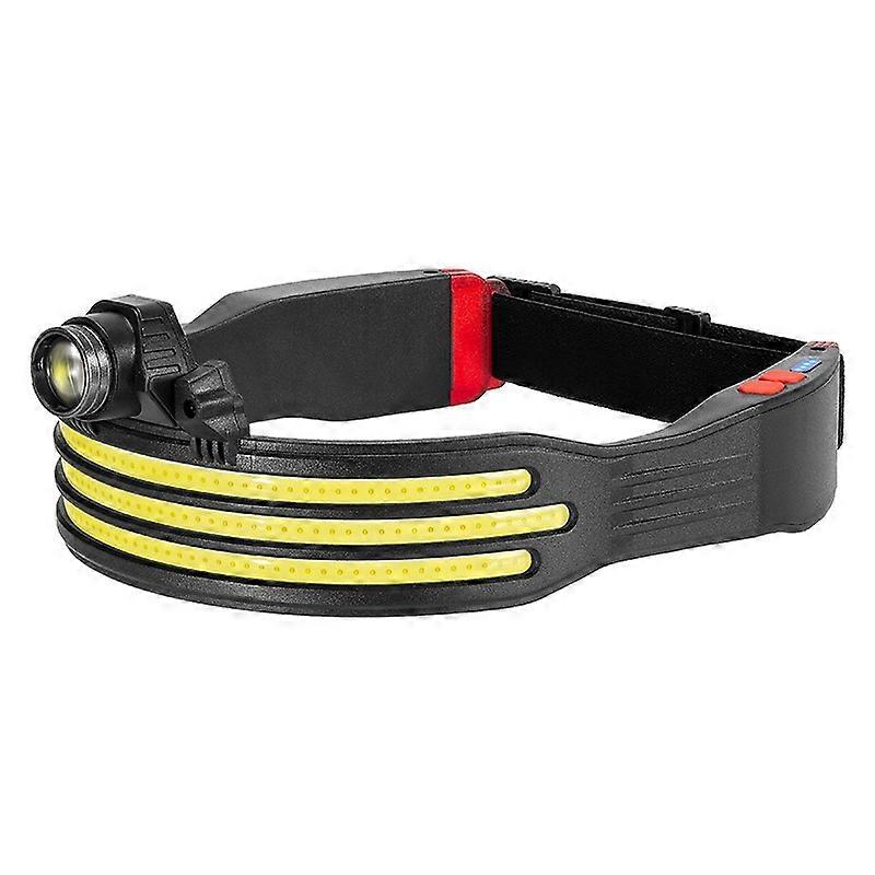 W694-3 COB Mini LED Head Light Adjustable Multi-Function Headlamp Outdoor Headband Flashlight