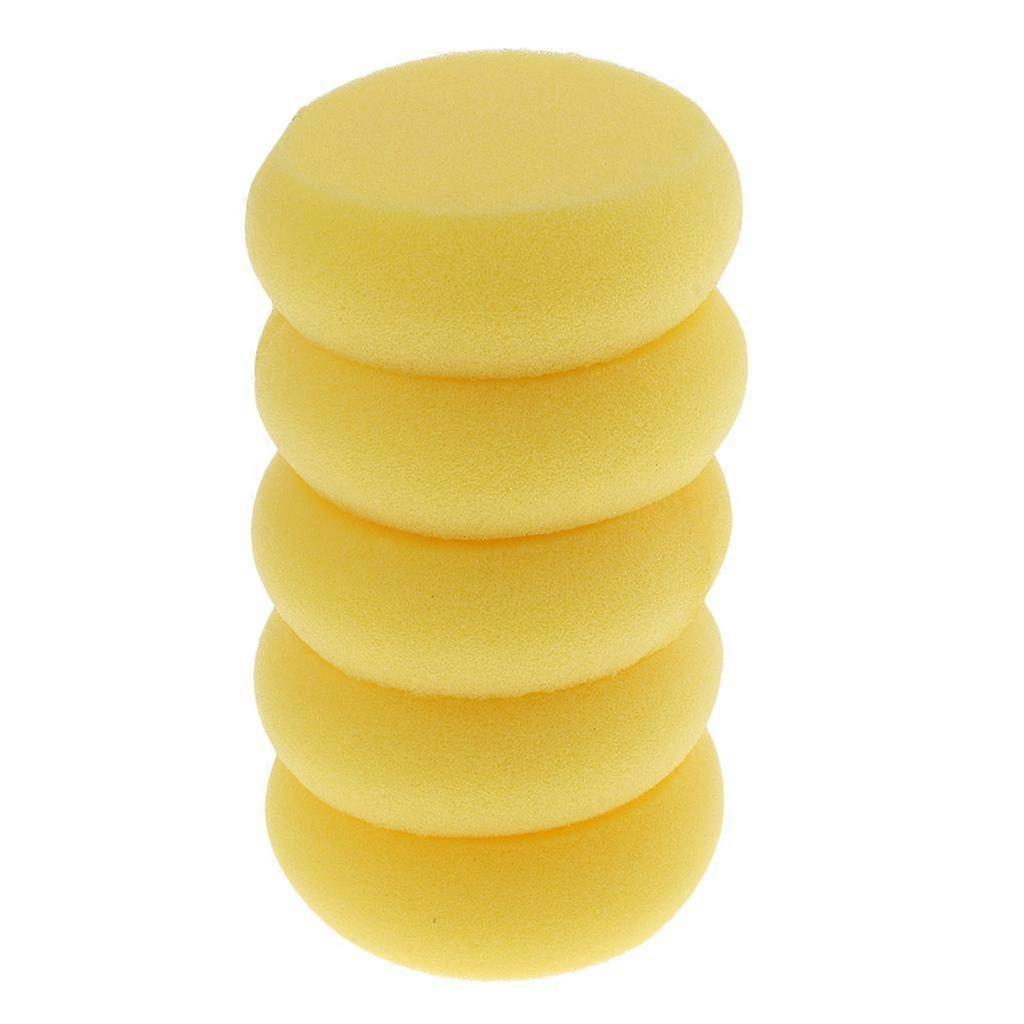 5 syntetických houbiček - 2,8 palce kulaté, houbičky - pro