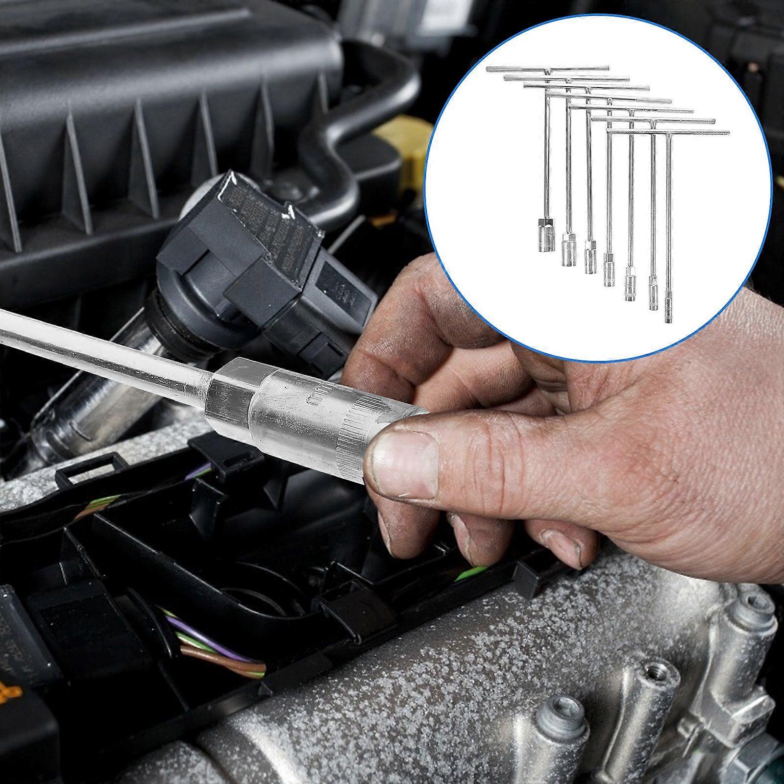 7pcs T Handle Socket Set Professional Socket T-handle Wrench Set for Repair