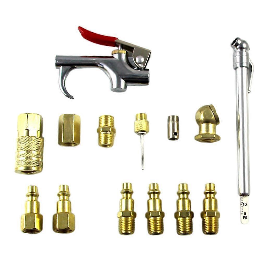 14pcs Zinc Compressor Connect Plug 1/4\'\' NPT