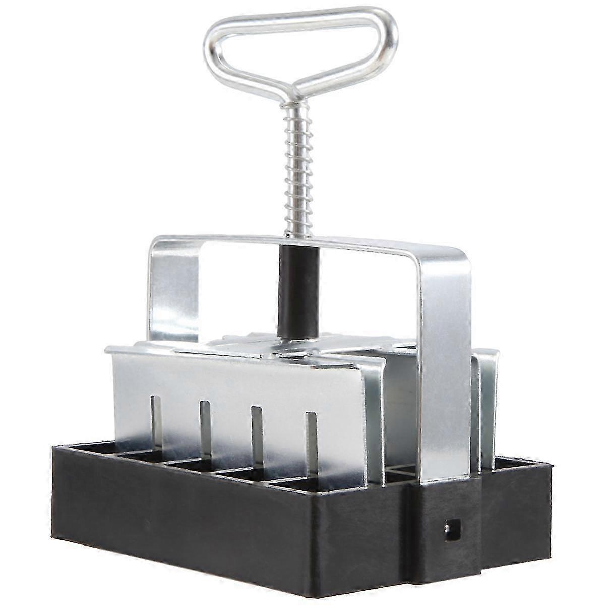 Handheld Seedling Soil Block Maker 20-Cell Steel Soil Blocking Tool with Handle Garden Blocking Tools Edition 0613