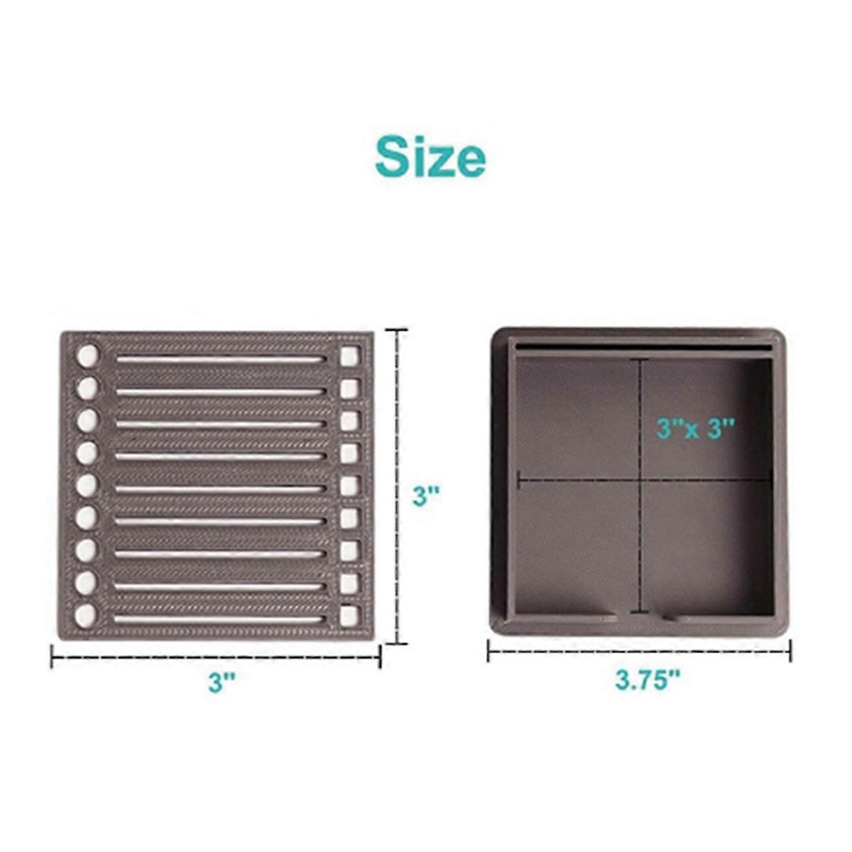 Note Dispenser,Sticky Note Holder with Stencil,3D Printed Holder