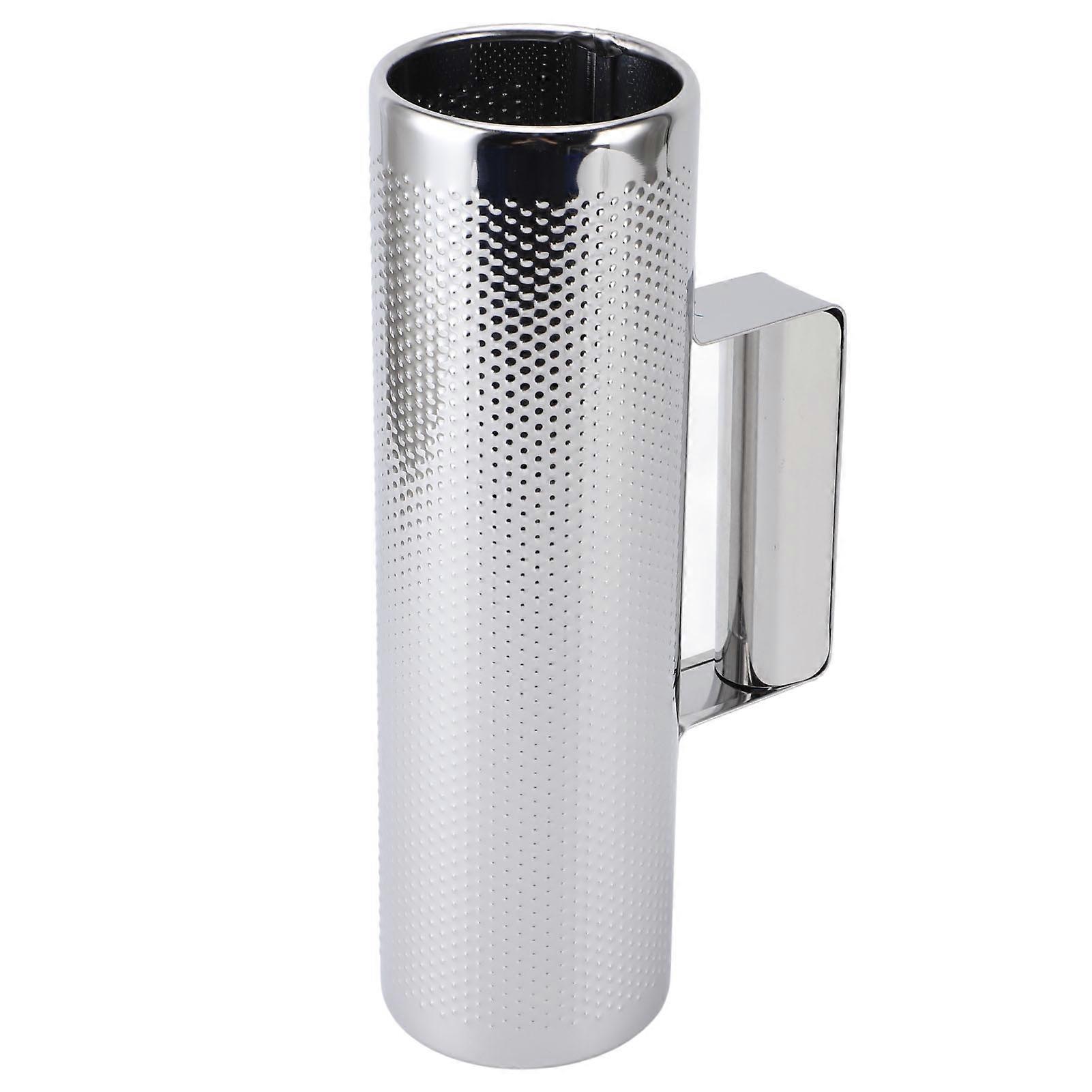 Agitador de Guiro de Metal 3x10 Polegadas Instrumento de Percussão de Aço Inoxidável