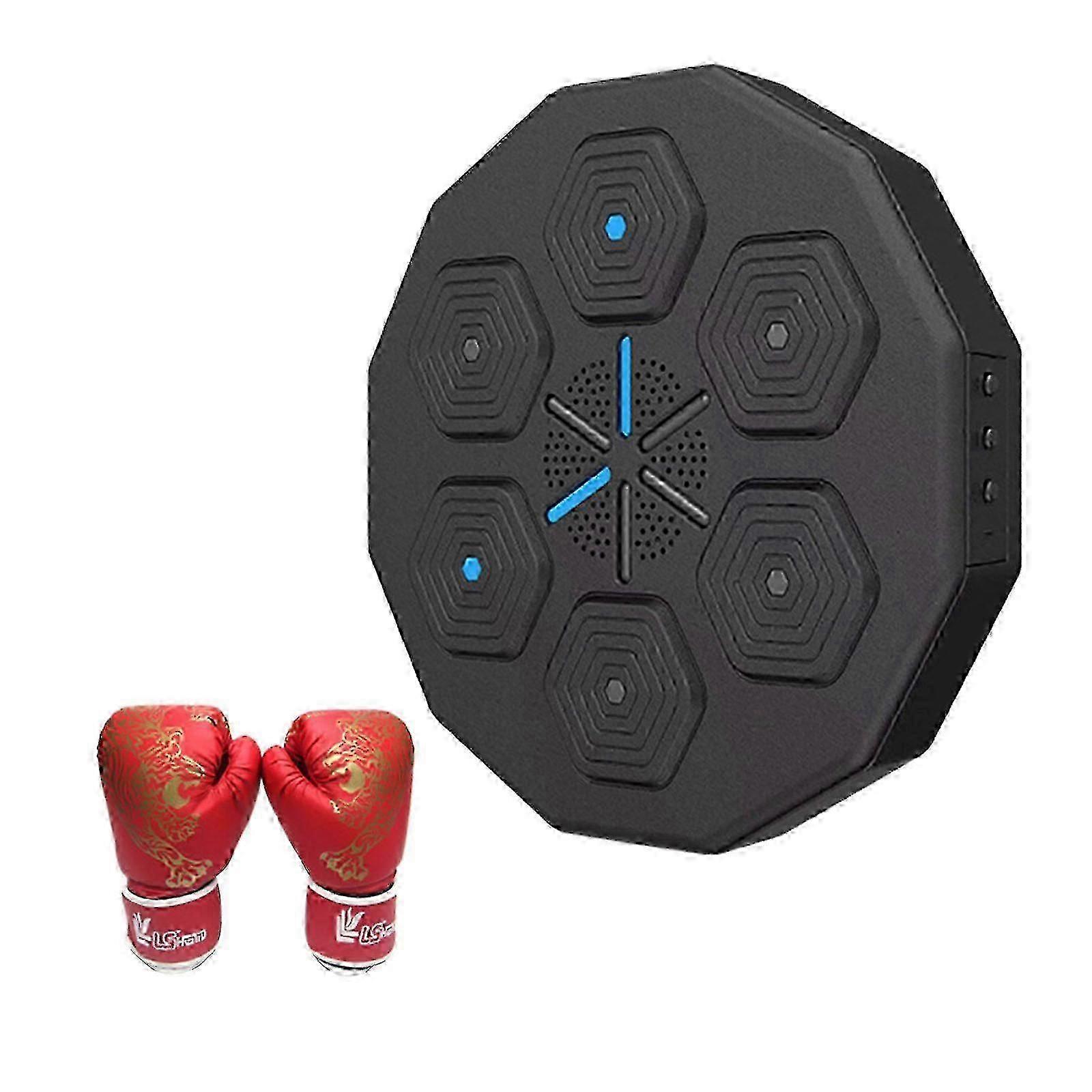 Macchina di inscatolamento di musica, bersaglio della parete di boxe elettronica intelligente montato a parete con i guanti Bluetooth