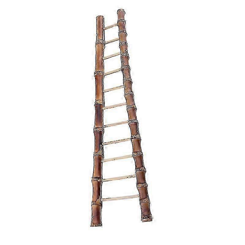 32X10cm Bamboo Sushi Mats 1pc Bamboo Ladder Photo Prop Simulation Bamboo Ladder Sashimi Plate Decor