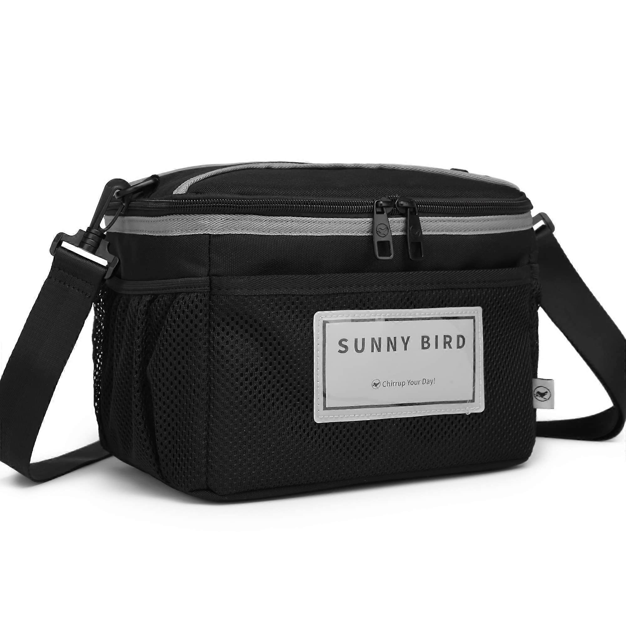 Foldable Leak-Proof Insulated Lunch Bag for Men, Thermal Insulation Design, Durable Material, Compact Size
