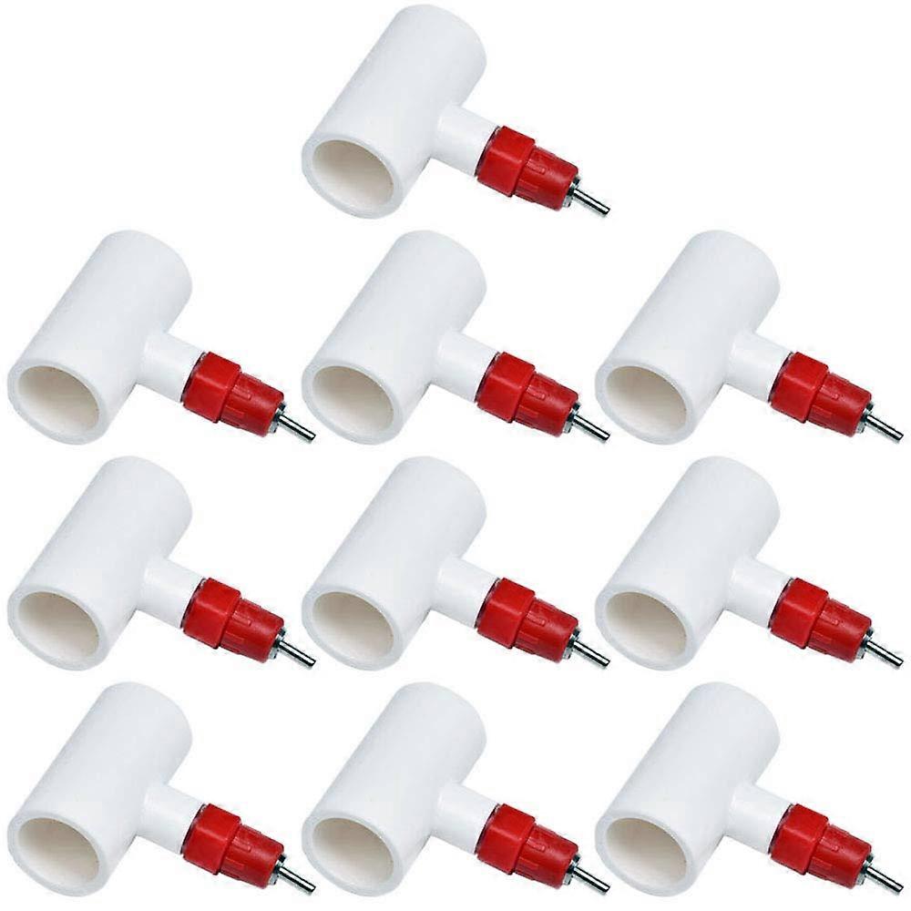 Automatic Chicken Waterer 10 Pack For Chicken And Quail Poultry Waterer Coops