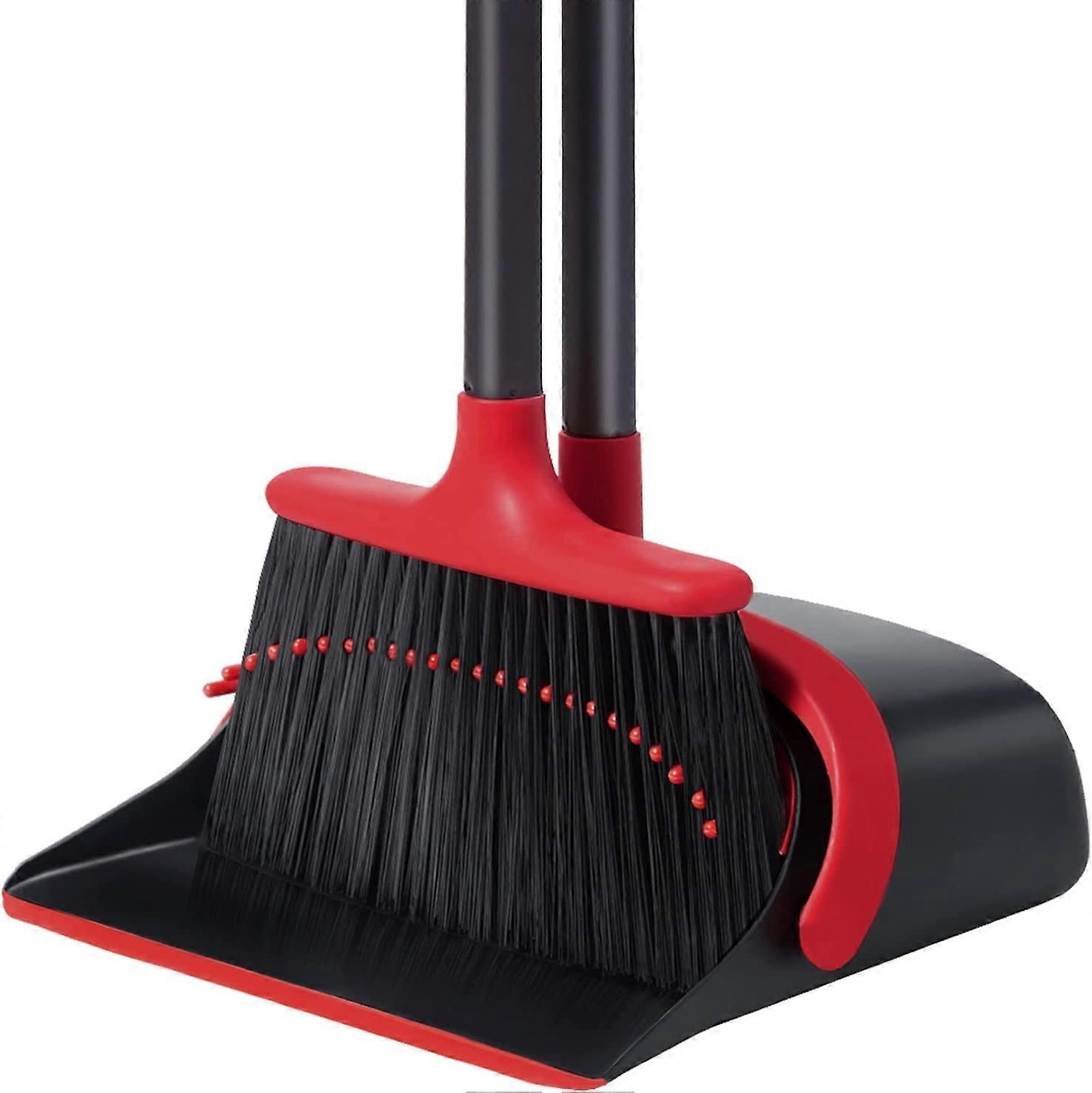 Upgrade Broom and Dustpan Set for Home Cleaning 52'