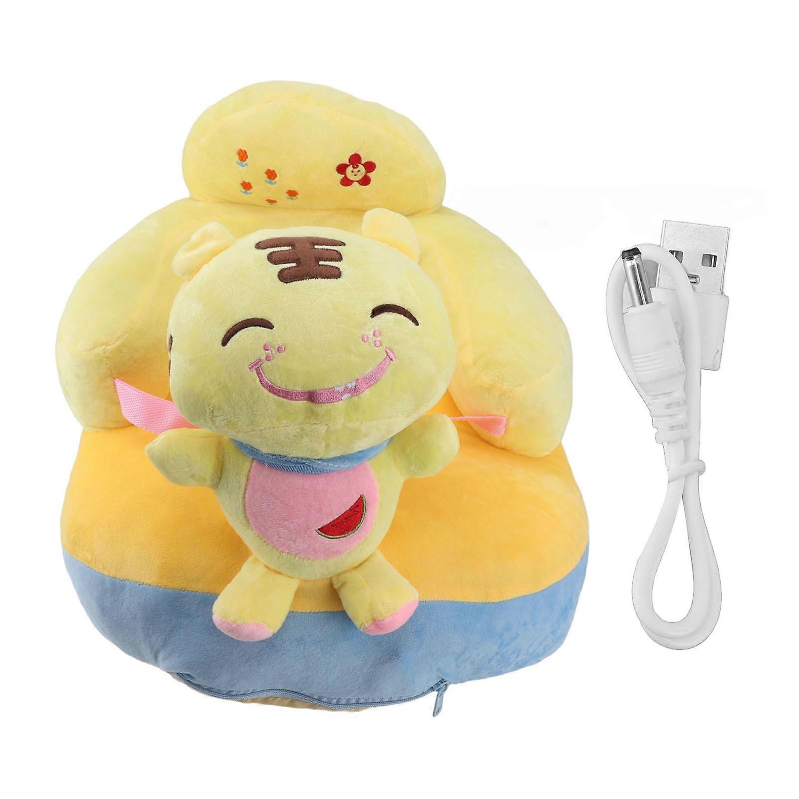 Baby Support Seat Sofa Soft Plush Comfortable Adjustable Angle Bluetooth Function Baby Sitting Support for Indoor