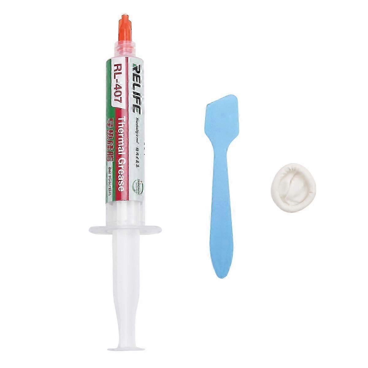RL407 Thermal Silica CPU Cooling Paste CPU Electronic Components Cooling General Thermal Silicone Silicone Paste Pink