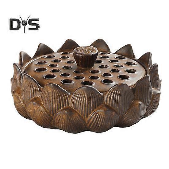 Long-Lasting Incense Holder Creative Shape Useful Lotus-Shaped Incense Holder Desktop Decoration