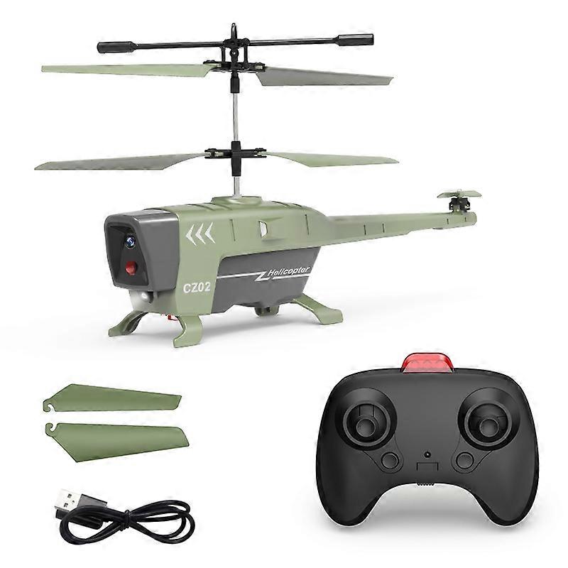 HeiFeng CZ02 Obstacle Avoidance Remote Control Aircraft, Color: 2.5CH Green