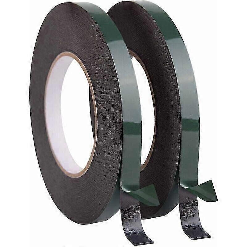 2 Roll 12mm Double Sided Tape, Extra Strong Waterproof Mounting Tape for Automotive Use