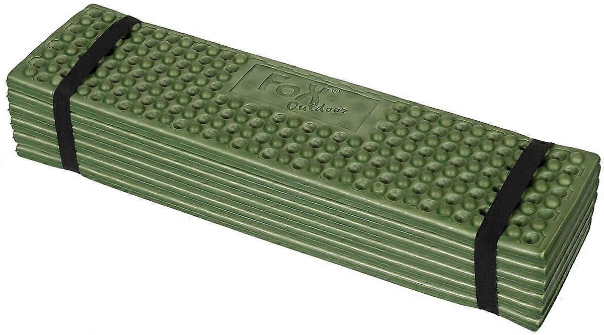 Foldable Thermal Mat Olive Color Made of Special Foam, One Size Fits All, Lightweight, Portable Camping Accessory