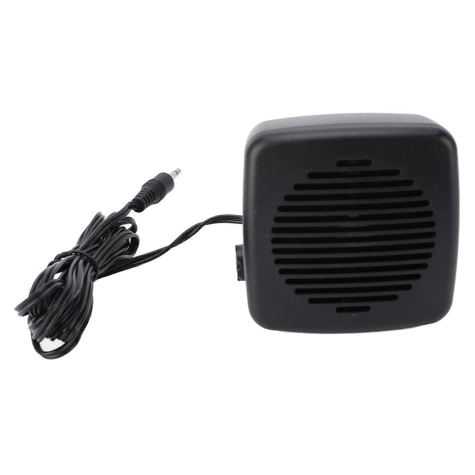3.5mm Interface Plug MotoTRBO Replacement Portable External Speaker for ICOM YESAU Car Radios