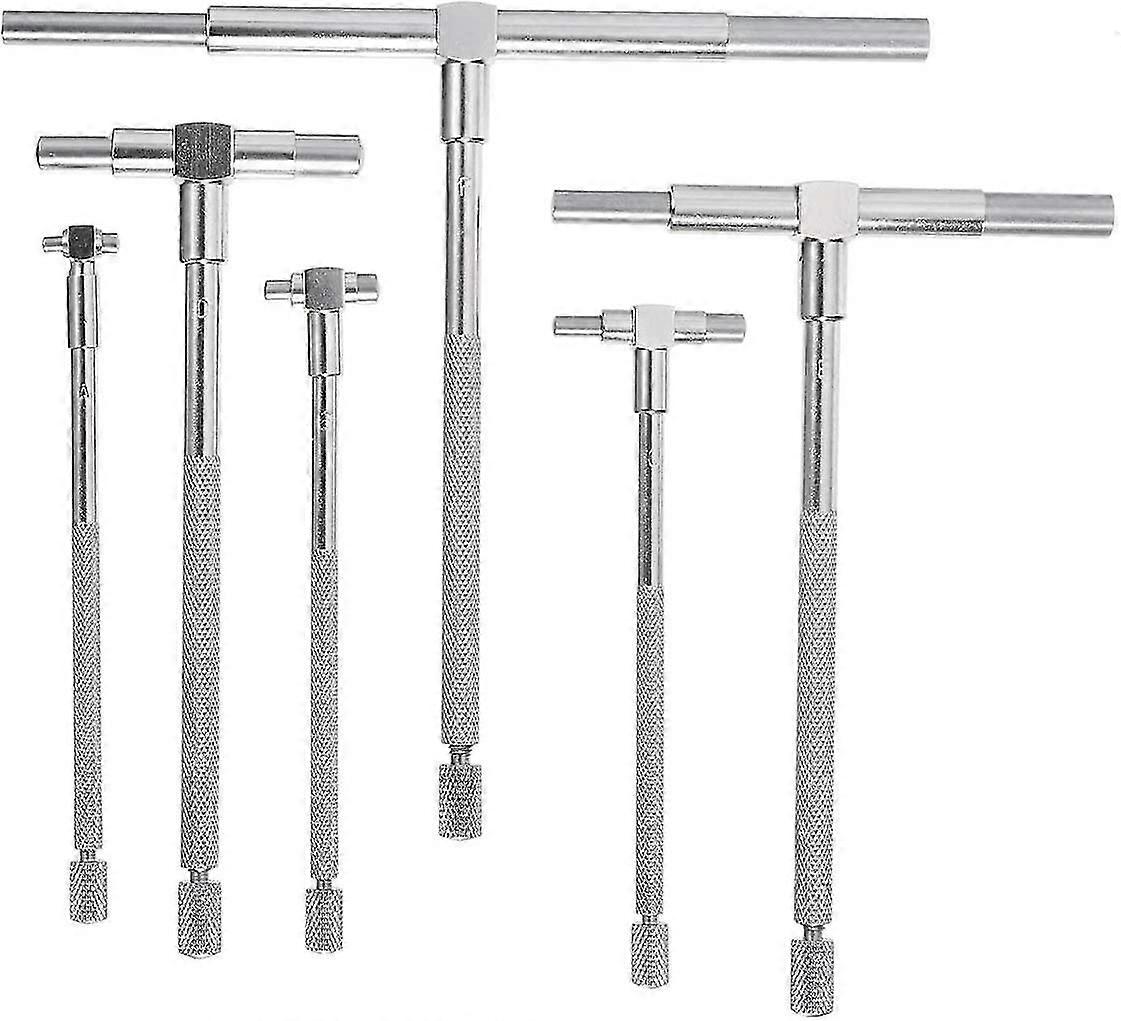 Multitool 6 Pcs Telescopic Mill Set 8-150mm Adjustable Cylinder Inner Diameter Measure Plumbing Tools