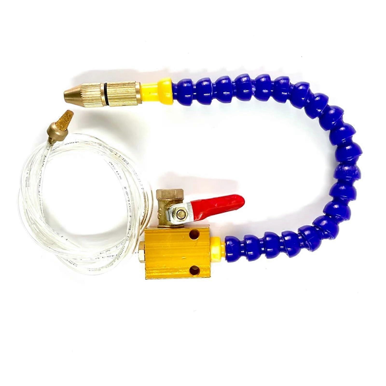 Cooling Sprayer Mist Coolant Lubrication Spray for 8mm Air Pipe CNC Lathe and Milling Engraving Machine Tool 2 Pack