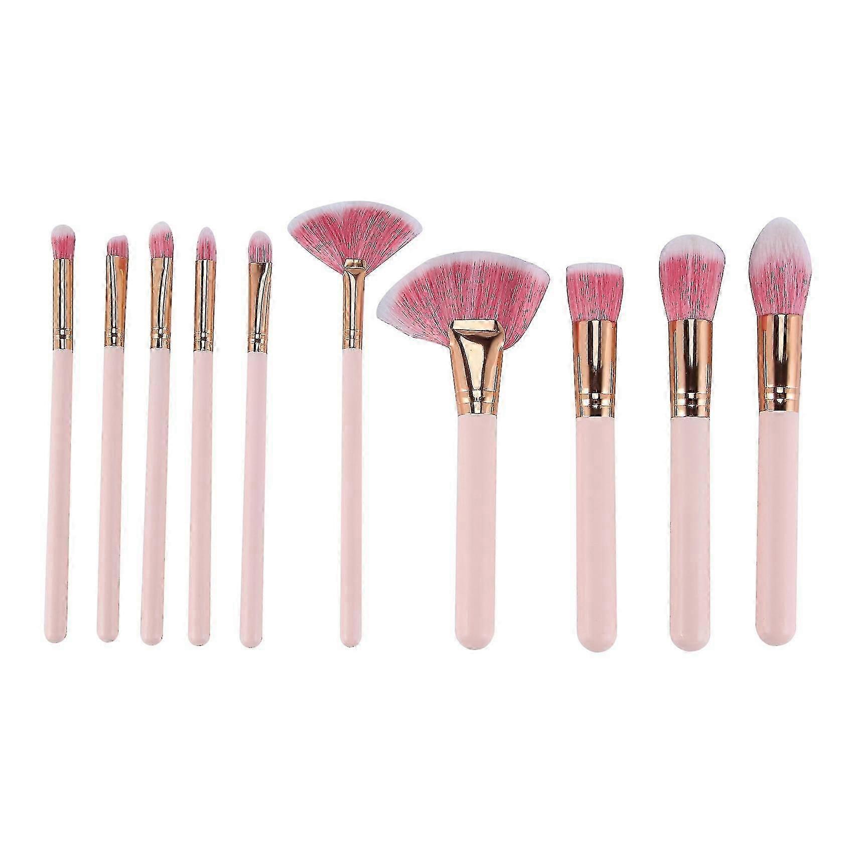 10 Pcs Makeup Brush Set Makeup Brush Tool Complete Makeup Brushes