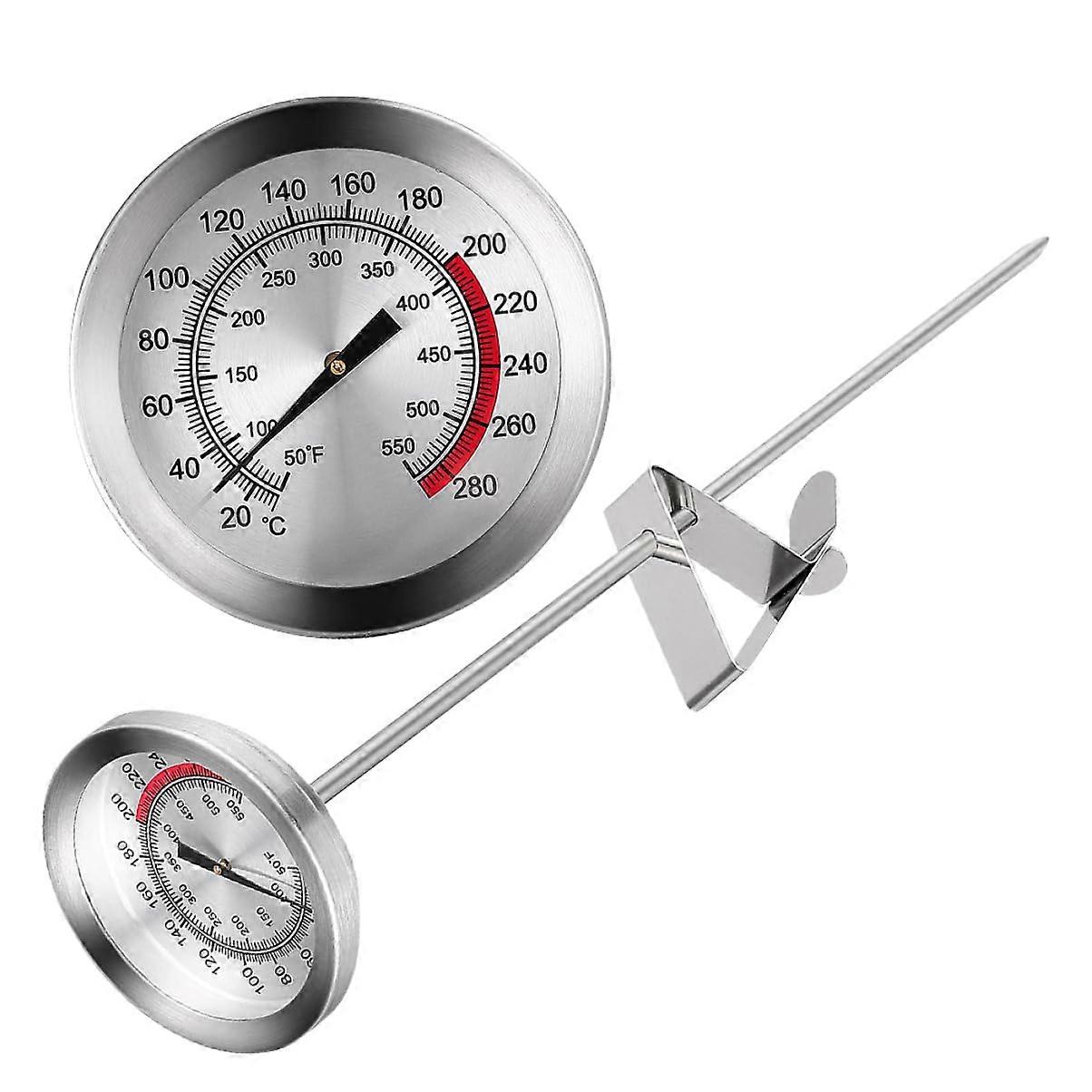 Cooking Temperature Probe Digital BBQ Grill Thermometer with Cooking Oil Temperature Meter and LCD Display
