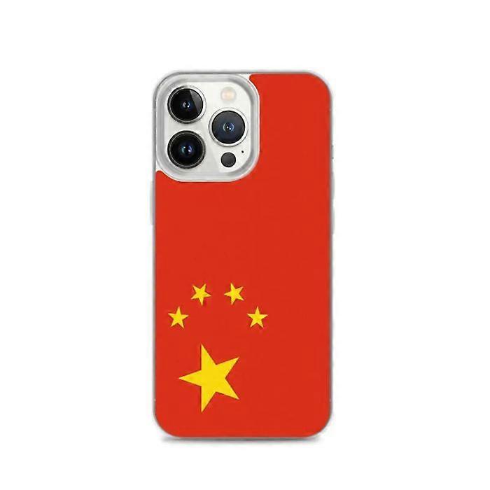iPhone Case - iPhone 13 Pro - China Flag - Flexible - Multicolored - Vertical