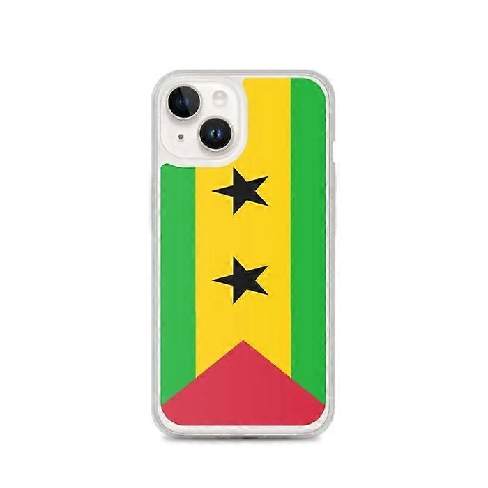 iPhone Case - Multicolor - Sao Tome and Principe Flag - Flexible - Vertical - Silicone