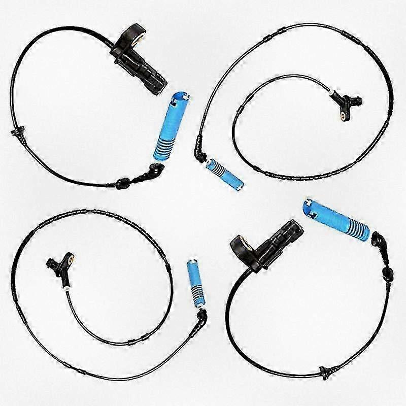 4Pcs Front and Rear Wheel Speed Sensors Compatible with Certain Brands for E46 316 318 320 330 Z4 E85 E86 34526752681 34526752682 3-Yvan