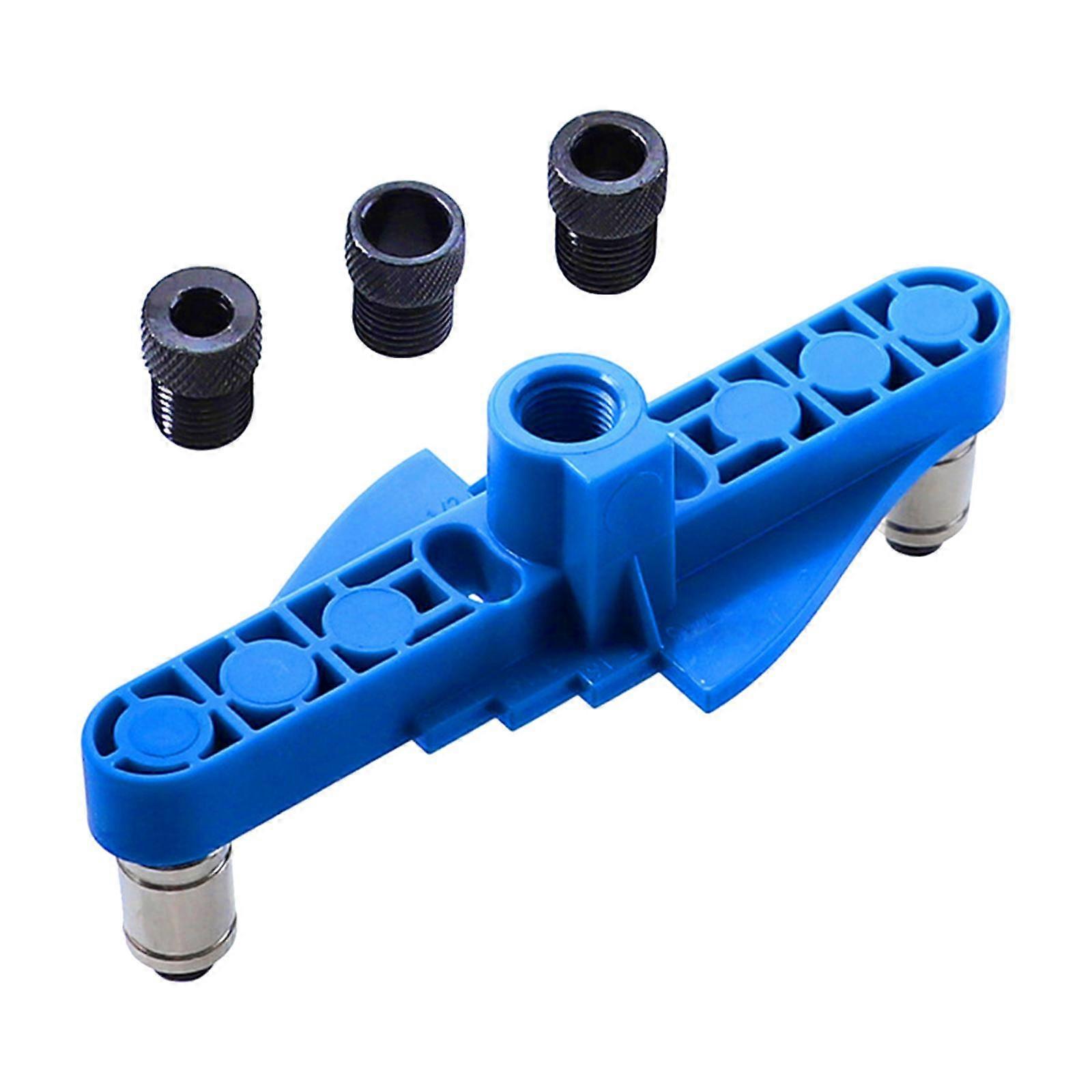Dowel Jigs Woodworking Drill Bits Drilling Locator Blue
