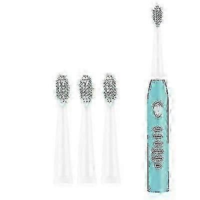 Usb Rechargeable High Frequency Sonic Electric Toothbrush, New Charging (blue)