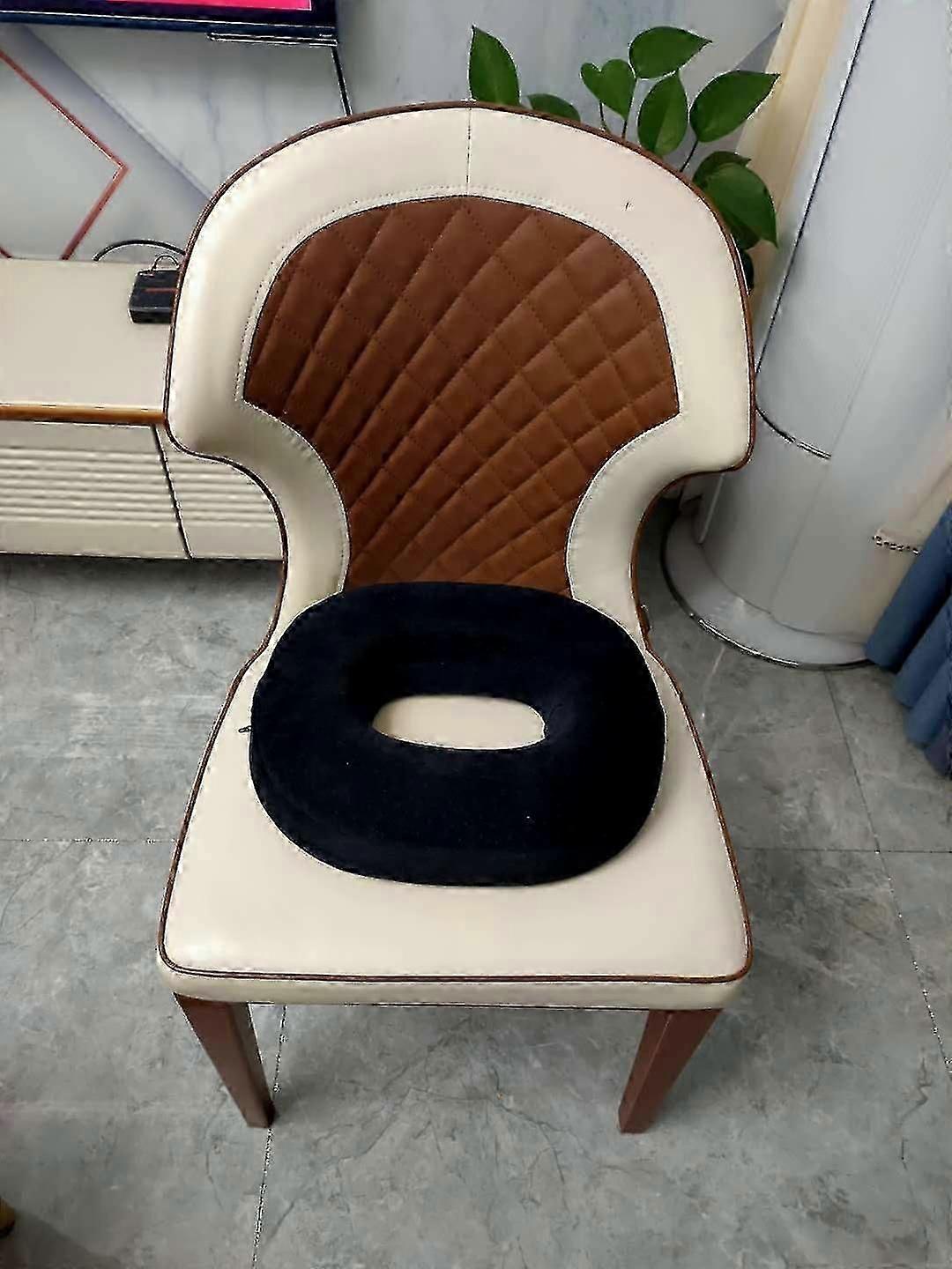 Cuscino per sedia ad anello in memory foam per alleviare il dolore al coccige