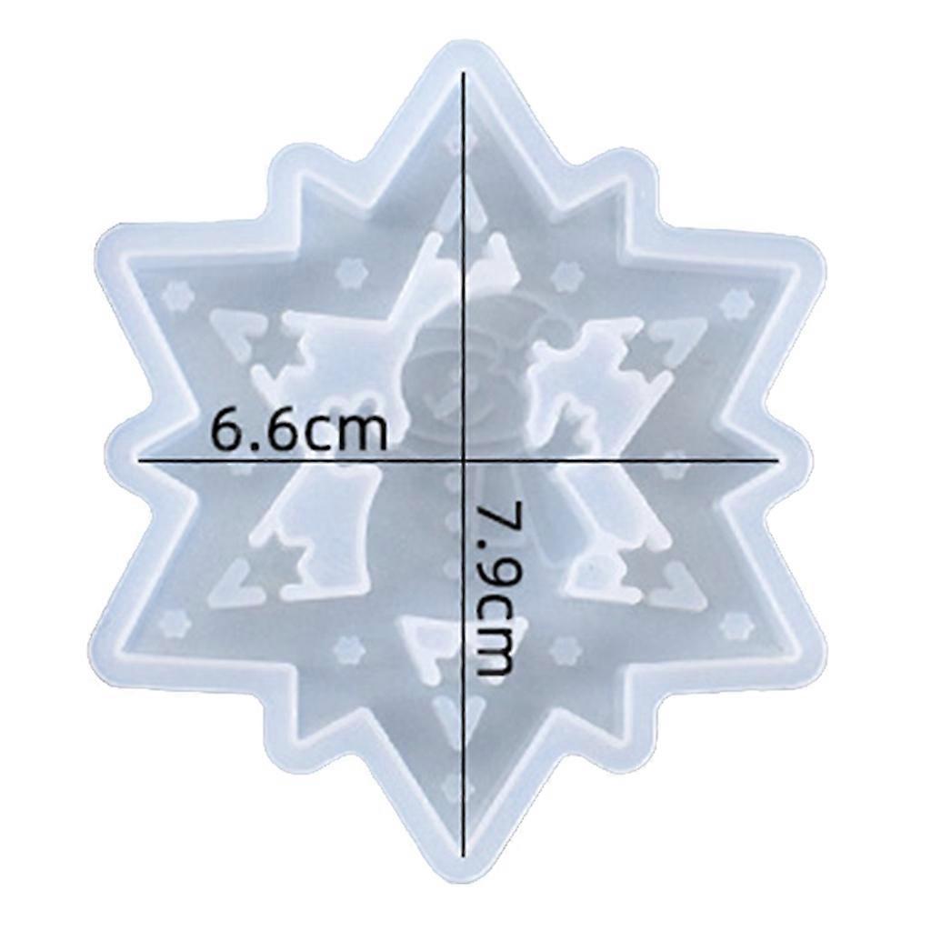 Resin Moulds Epoxy Earring Molds for Resin Casting Resin Moulds Silicone Pendant Mould with Hooks for Keychains Pendants Multicolor