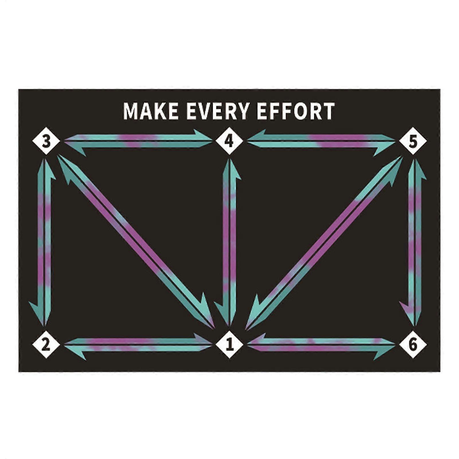 Football Training Mat – Non-Slip Training Mat for Soccer Games | Colorful2, Durable Material, Portable Size, All-Weather Use